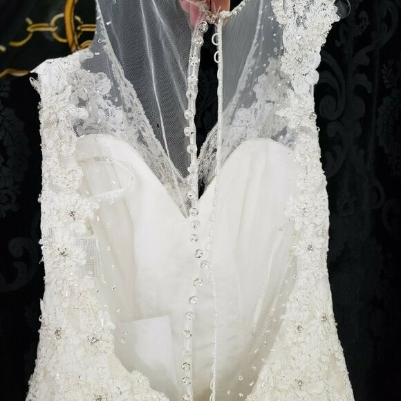 NWT Sophia Tolli Wedding Gown Y11555 Caracara - Picture 9 of 9